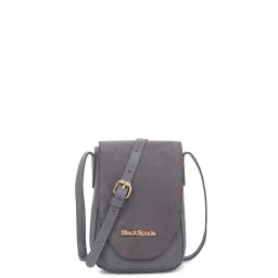 black spadé Sling Bag with Adjustable Strap image 1