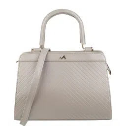 metro Logo Applique Satchel Bag with Detachable Strap image 1