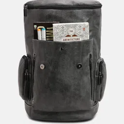 french accent Men Backpack with Adjustable Shoulder strap image 1