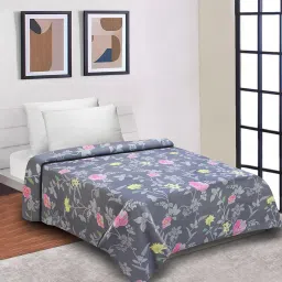 good homes 125 GSM Floral Print Single Duvet Cover image 1