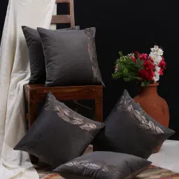 hosta homes Set of 5 Foil Print Cushion Covers 16" x 16" image 1