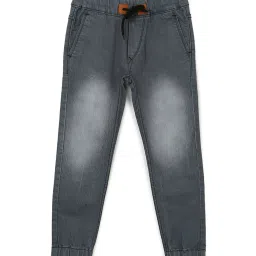 urbano juniors Boys Lightly Washed Jogger Jeans image 1