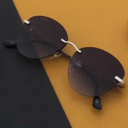 ted smith TS-50814-C2 UV-Protected Circular Sunglasses image 1