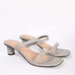 fyre rose Chunky Heeled Slip-On Sandals image 1