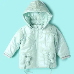 wotnot by azorte Girls with Zip-Front Puffer Jacket image 1