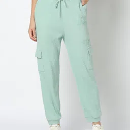teamspirit Women Waffle-Knit Regular Fit Joggers image 1