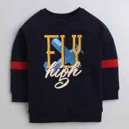 bumzee Boys Graphic Print Regular Fit Sweatshirt image 1