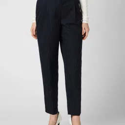 van heusen Women Striped Straight Fit Trousers image 1