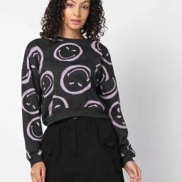 rio Women Graphic Print Regular Fit Sweatshirt image 1