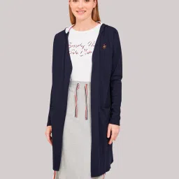 beverly hills polo club Front-Open Hooded Shrug image 1