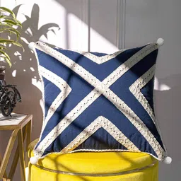 anwyn Pack of 1 Cushion Cover with lace detail image 1