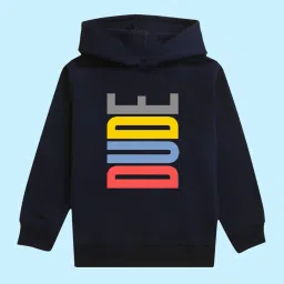 nusyl Typographic Print Hoodie image 1