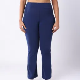 blissclub Lightweight Groove In Cotton Flare Pants Tall Version image 1