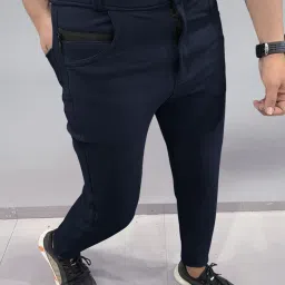 eyebogler Men Straight Track Pants with Insert Pockets image 1