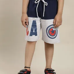 kidsville Boys Flat Front Graphic Print Shorts image 1