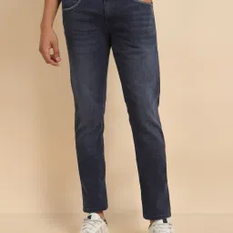 allen solly Men Lightly Washed Slim Fit Jeans image 1