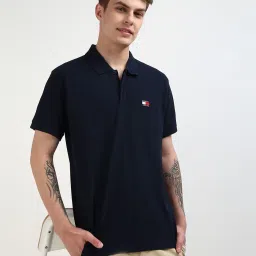 tommy hilfiger Men Regular Fit Polo T-Shirt image 1