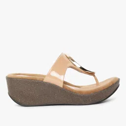 catwalk Wedge Heeled Sandals with Metal image 1