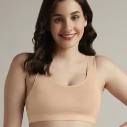 amante Non-Padded Non-Wired Full Coverage Seamless Easy Slip-On Cami Bra - EB021 image 1