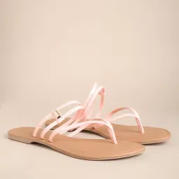 acai Thong-Strap Flat Sandals with Metal Accent image 1