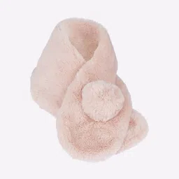 mothercare Textured Scarf with Pom-Pom Closure image 1