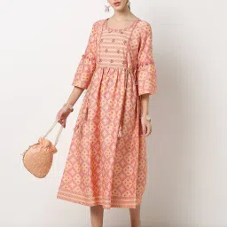 fusion Printed A-Line Dress image 1