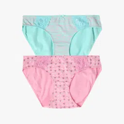 yousta Pack of 2 Printed Hipster Panties image 1
