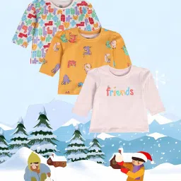 mini klub Pack of 3 Printed Tops image 1