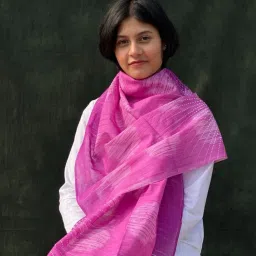 buta buti Women Printed Cotton Scarf image 1