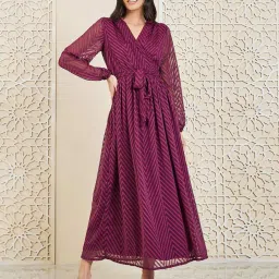 styli Women Chevron A-Line Dress image 1