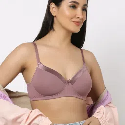 fig Padded Non Wired Fashion T-Shirt Bra TS01 image 1