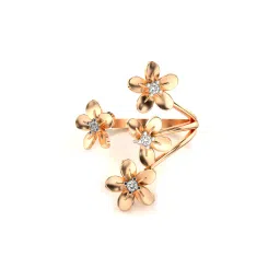 valanova Women Rose Gold Lab Grown Diamond Ring image 1