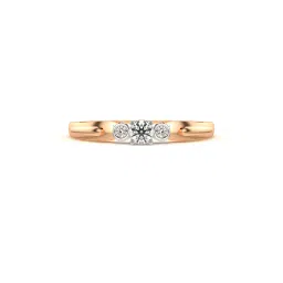 valanova Women Rose Gold Lab Grown Diamond Ring image 1