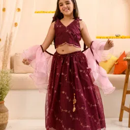 pspeaches Embellished Lehenga Choli with Dupatta image 1