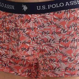 u.s. polo assn. Men Pack of 3 Printed Trunks with Elasticated Waistband image 3
