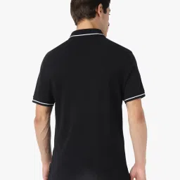 armani exchange Pima Cotton Polo T-Shirt with Contrast Piping image 2