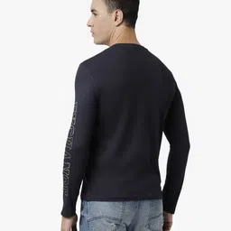armani exchange Full Sleeves T-Shirt with Shield Logo image 2