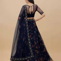 piludi Girls Floral Print Lehenga Choli with Dupatta image 2