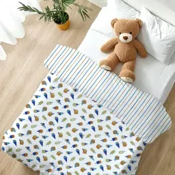 mafatlal Printed Reversible Dohar with Stitch Detail image 2