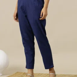 aurelia Women Relaxed Fit Flat-Front Pants image 2