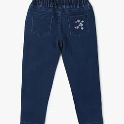 kg frendz Girls Slim Fit Embroidered Jeggings image 2