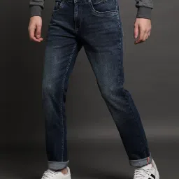 john players jeans Men Lightly Washed Slim Fit Jeans image 2