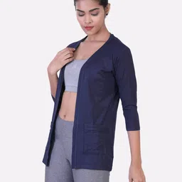 laasa Solid Shrug with Insert Pockets image 2