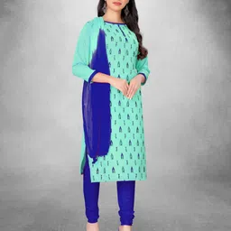 ethnic junction 3-piece Aztec Print Unstitched Dress Material image 2