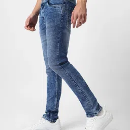 urbano fashion Men Mid-Wash Skinny Fit Jeans image 2