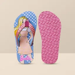 kidsville Barbie Print Thong-Strap Flip-Flops image 2