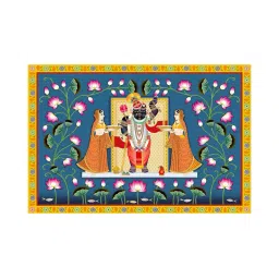 999store Lord Shrinath Ji Print Canvas Painting 36" x 24" image 2