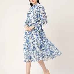 deewa Floral Fit & Flared Dress image 2