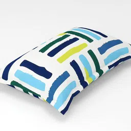 homefab india 180 TC Geometric Print Single Bedsheet with Pillow Cover image 2