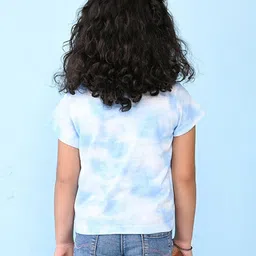 nusyl Girls Tie & Dye Regular Fit Round-Neck T-Shirt image 2